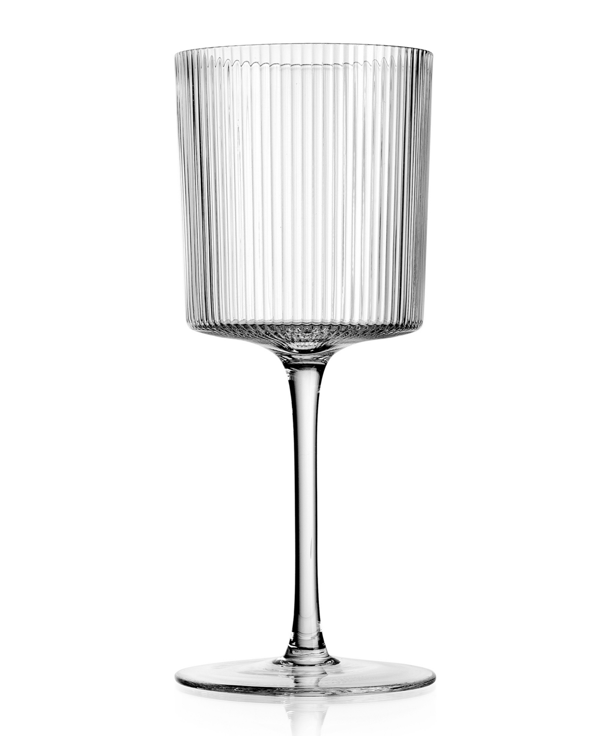 Godinger Sullivan Street Fluted White Wine Glasses, Set Of 4