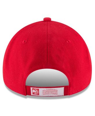 Men's Red Atlanta Hawks Team Color 9FORTY Adjustable Hat
