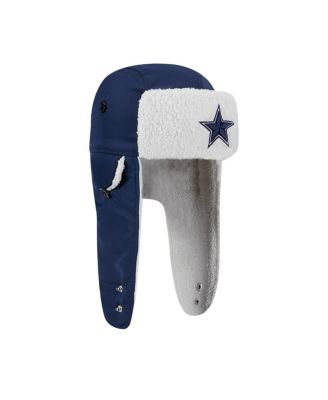 Men's Navy Dallas Cowboys Sherpa&nbsp;Trapper Hat