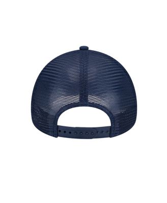 Men's Navy Dallas Cowboys Main A-Frame Trucker 9FORTY Adjustable Hat