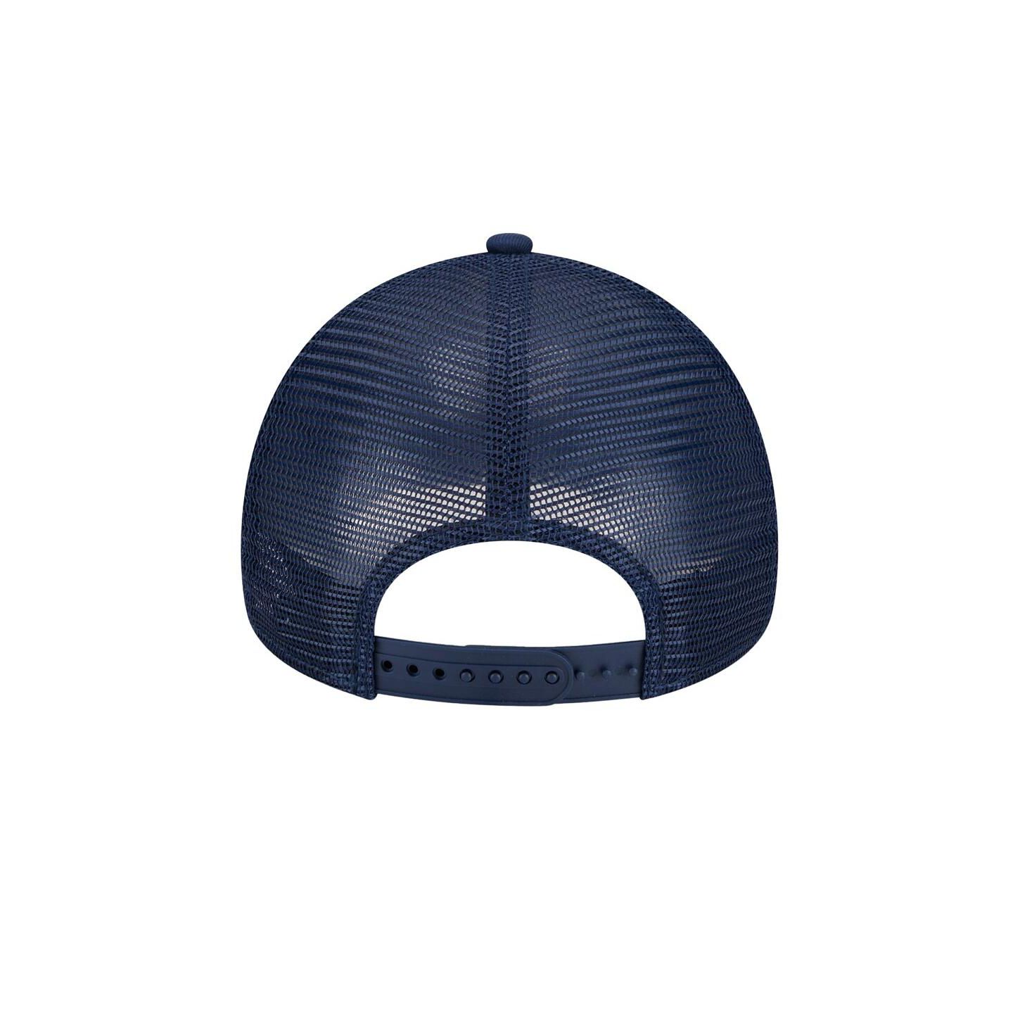 Мужская кепка New Era Navy Dallas Cowboys Main A-Frame Trucker 9FORTY Adjustable Hat — фото 3