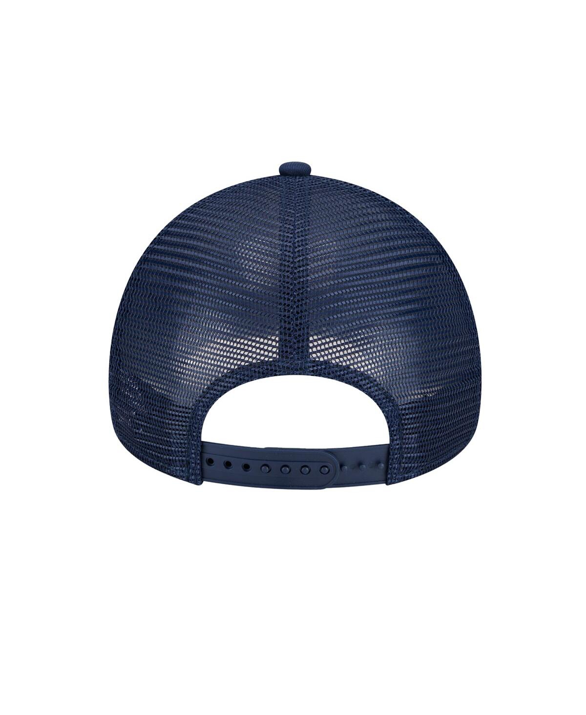 NEW ERA MEN'S NAVY DALLAS COWBOYS MAIN A-FRAME TRUCKER 9FORTY ADJUSTABLE HAT 