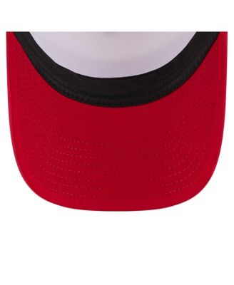 Toddler Scarlet San Francisco 49ers Sport Night Color Block 9FORTY A-Frame Trucker Adjustable Hat