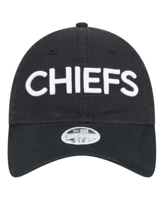 Women's Black Kansas City Chiefs Cece 9TWENTY Adjustable Hat