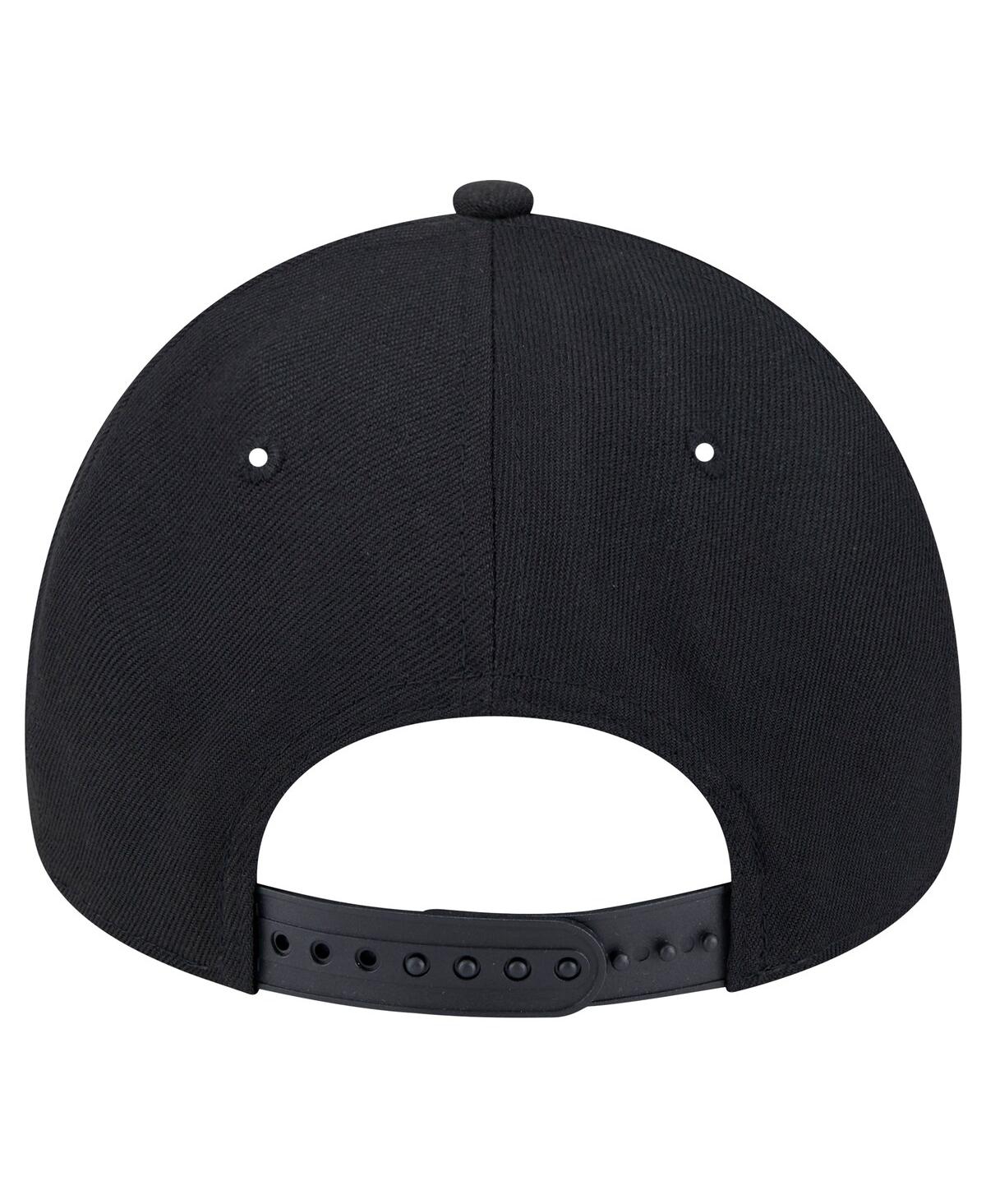NEW ERA MEN'S BLACK CHICAGO BLACKHAWKS CORE A-FRAME 9FORTY ADJUSTABLE HAT 