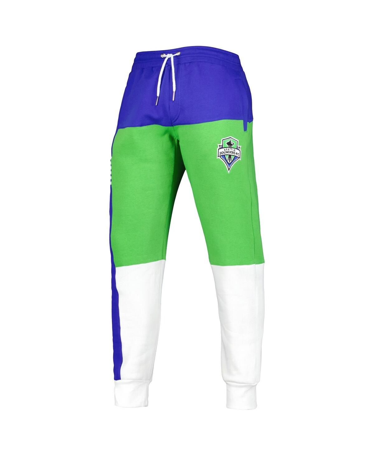 GRUNGY GENTLEMAN MEN'S BLUE SEATTLE SOUNDERS FC JOGGER PANTS 