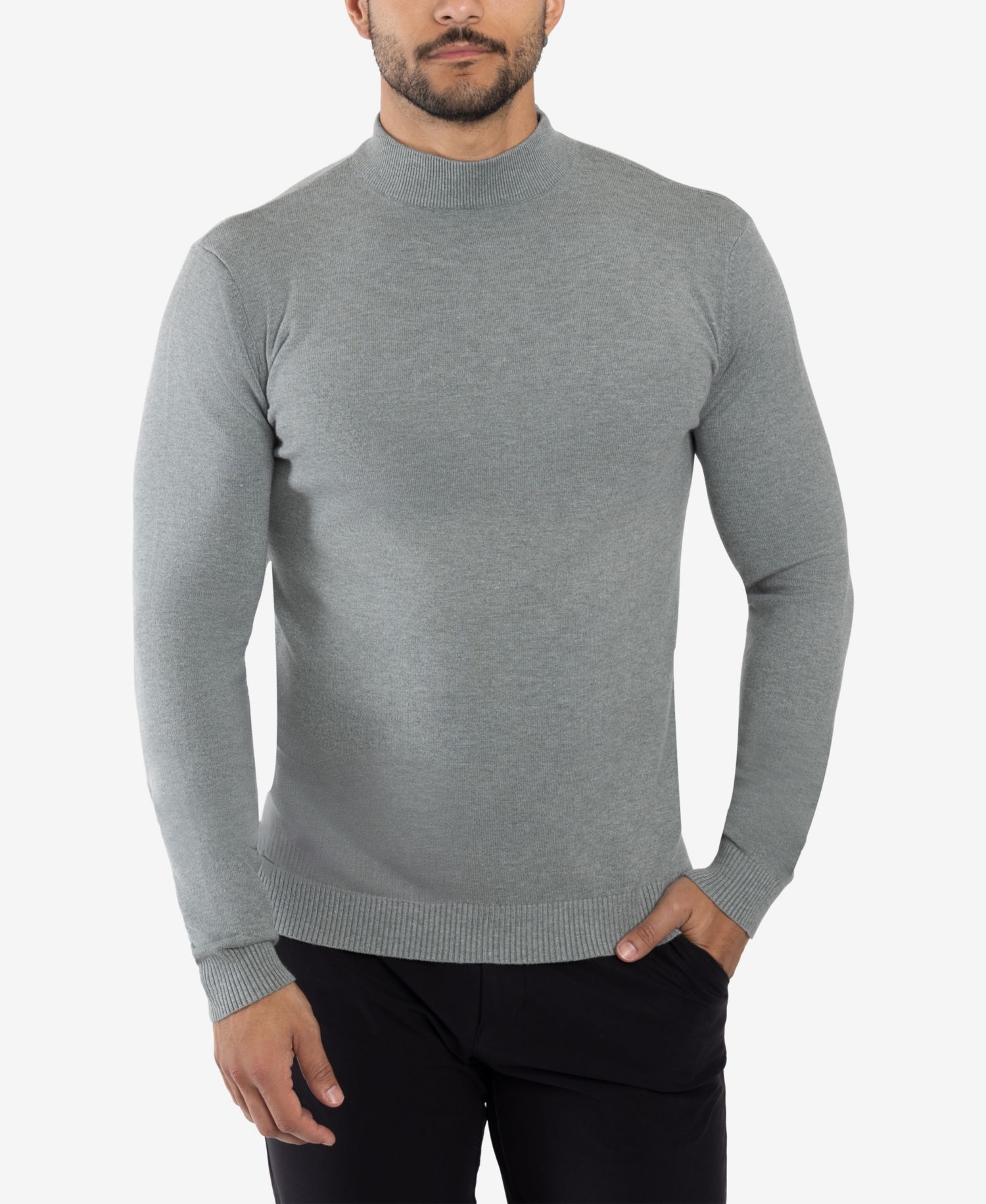 Big & Tall Mock Neck Sweater