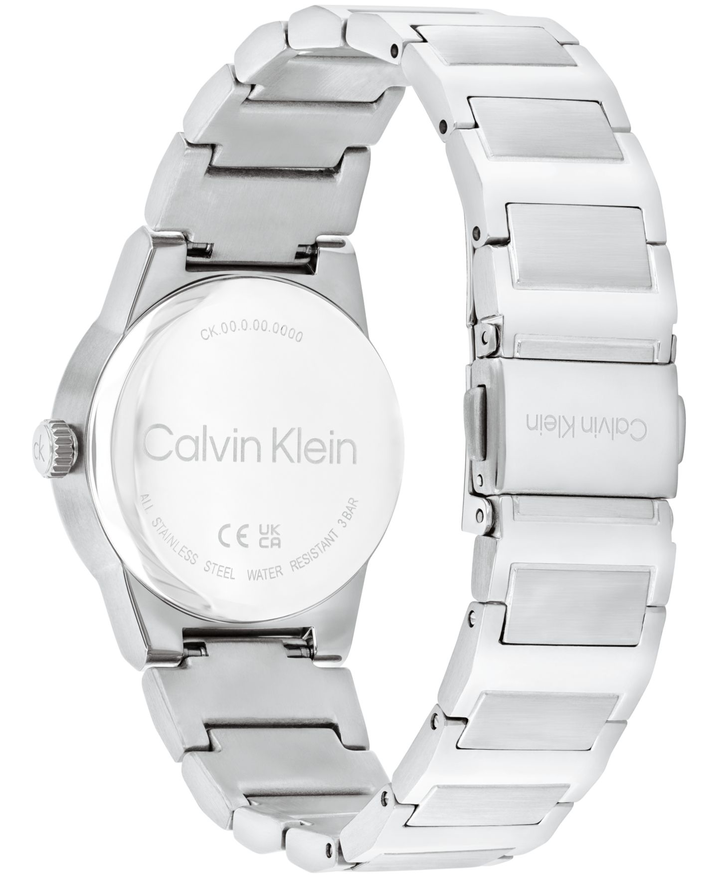 Женские часы Calvin Klein CK Linear Elegance Silver Tone Stainless Steel Bracelet Watch, 32mm — фото 3