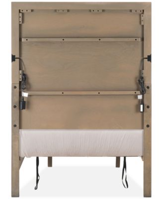 Portmore Twin Panel Storage Bed (with soft close drawers), Created for Macy's
