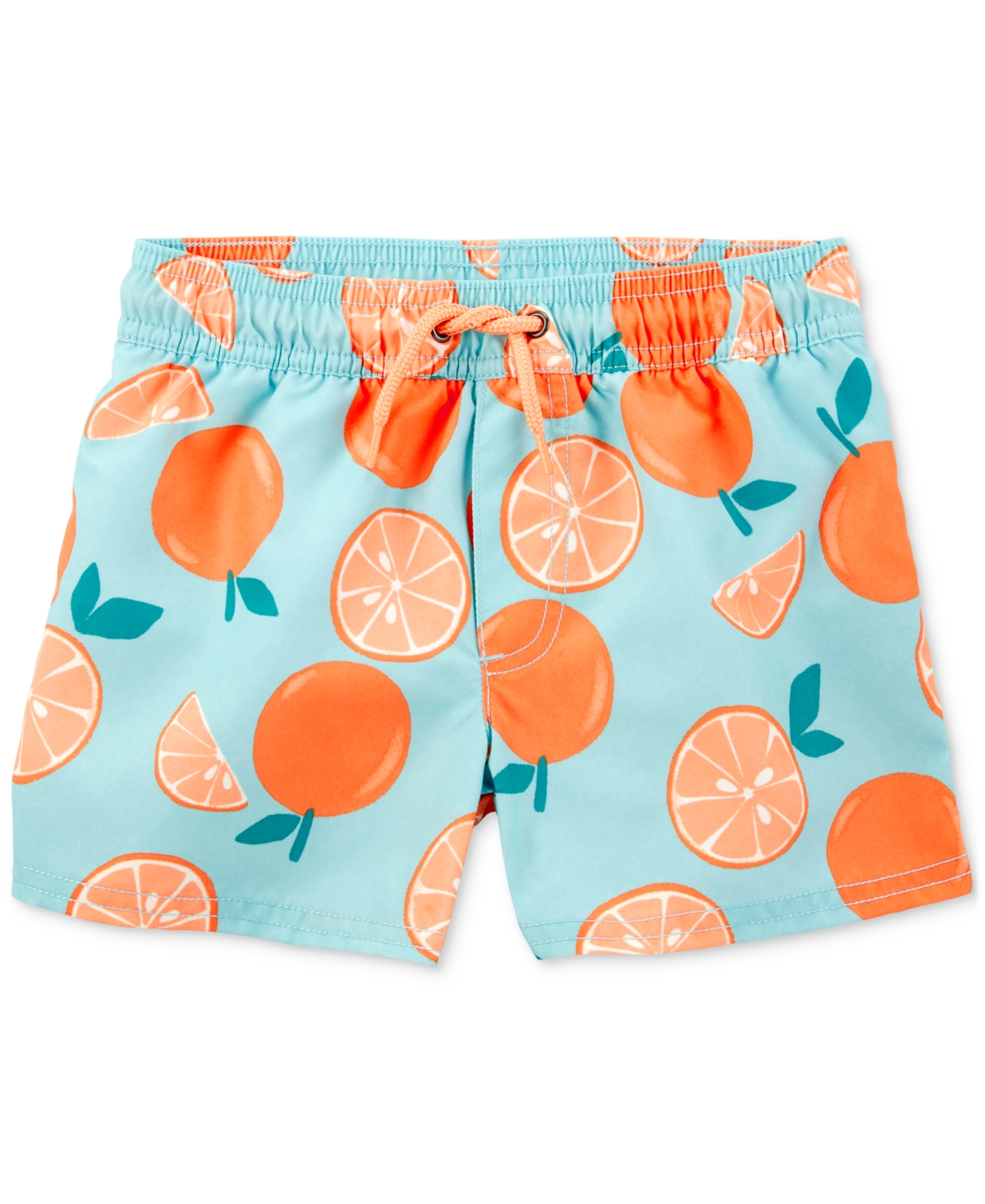 Carter's Toddler Boys Rash Guard & Orange Slice-print Swim Trunks, 2 Piece Set In Assorted