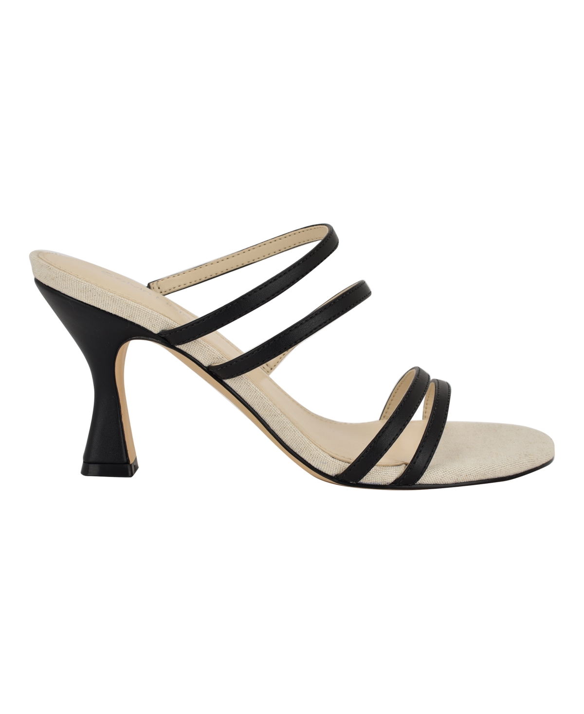 Calvin Klein Women's Jayla Strappy Tapered Heel Sandals In Black