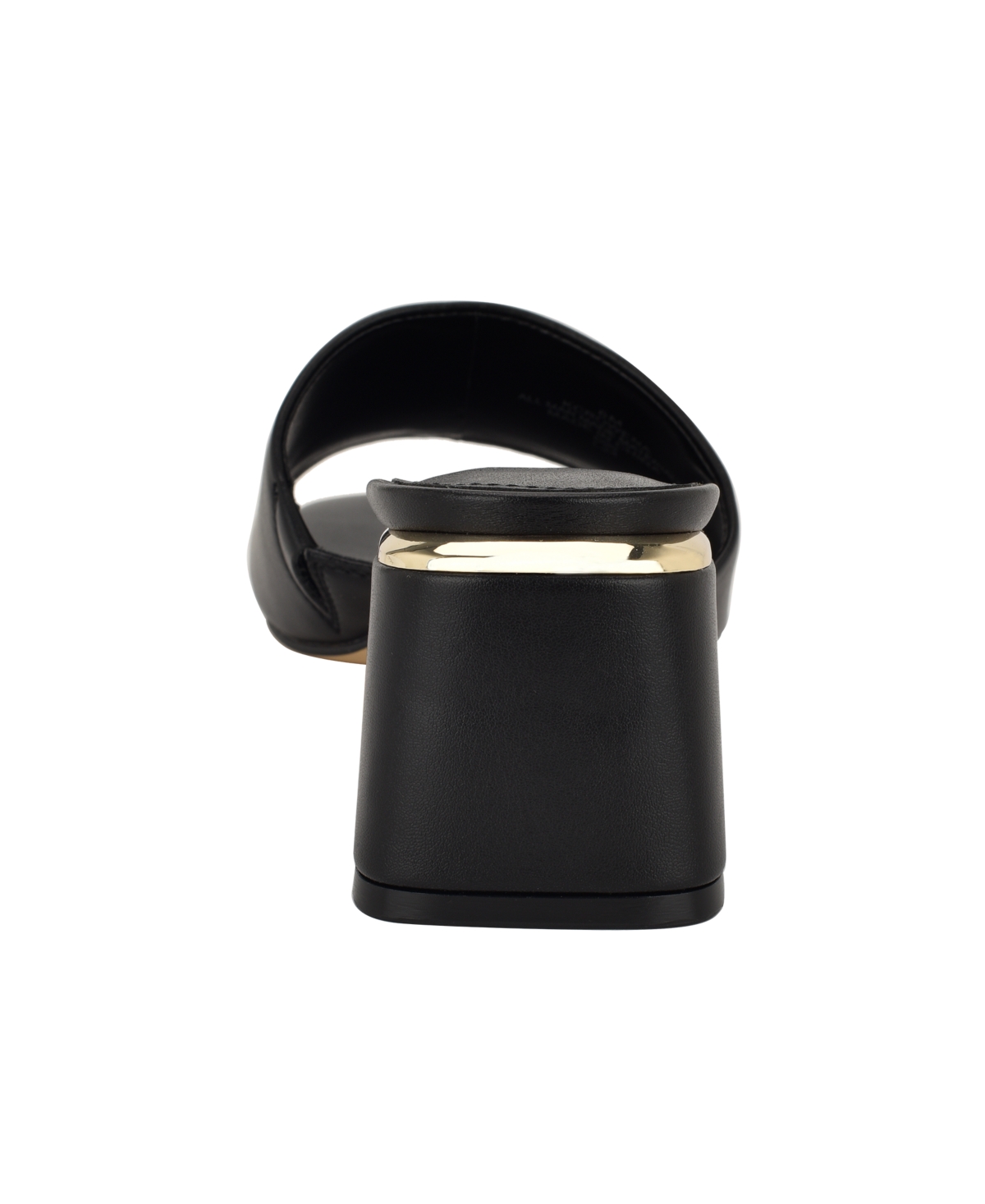 Calvin Klein Rowena Block Heel Sandal In Black