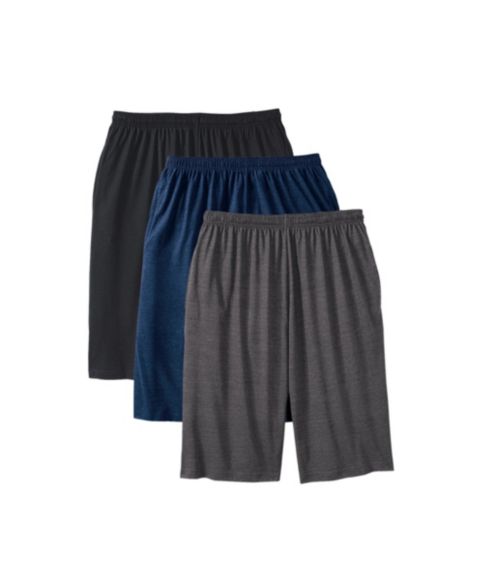 Мужские шорты KingSize Lightweight Longer Length Jersey Shorts, цвет: Assorted Basic