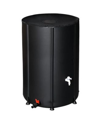 Folding Rain Barrel Water Collector for Eco-Friendly and Space-Saving Water Storage