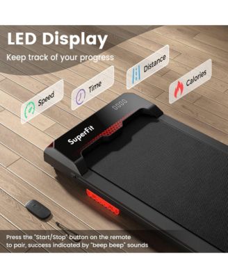 Walking Pad 2.5HP Under Desk Treadmill with Remote Control APP-Enabled for Home