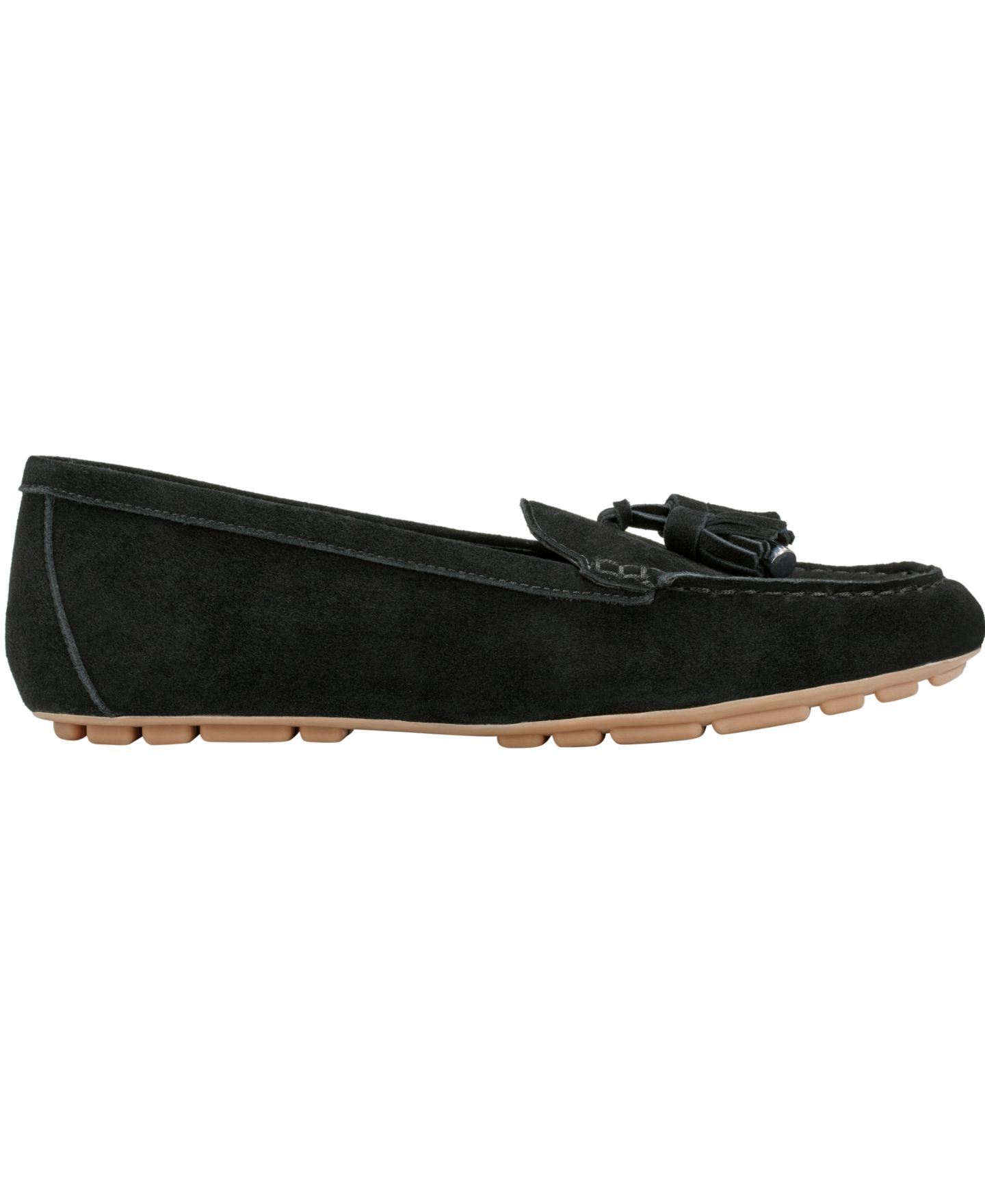 Женские туфли Marc Fisher LTD Layney Slip-On Tassel, цвет: Чёрный замшевый — фото 2
