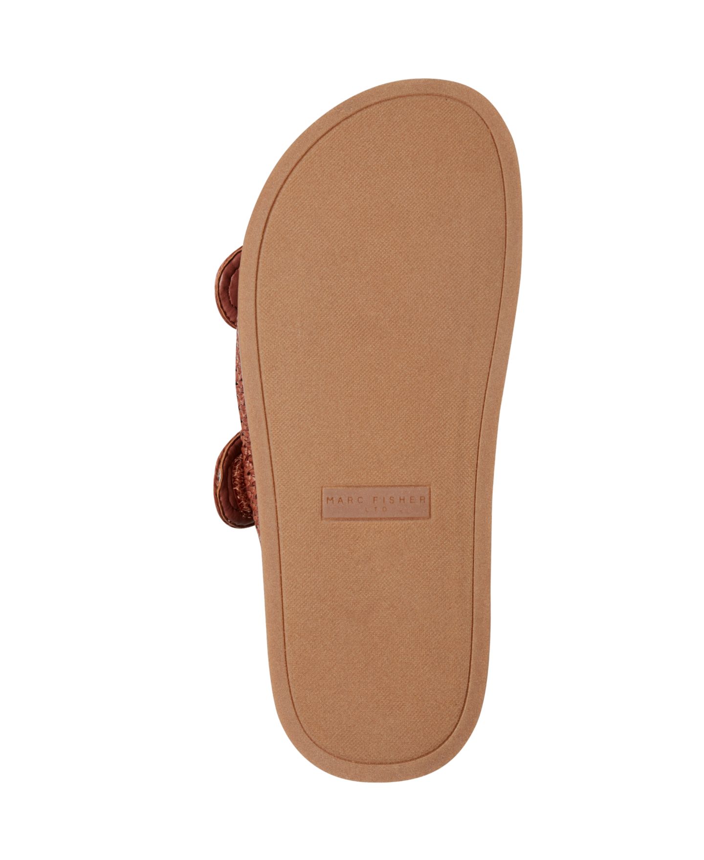 Женские сандалии Marc Fisher LTD Valena Woven Double Strap Flat, цвет: Коричневый — фото 5