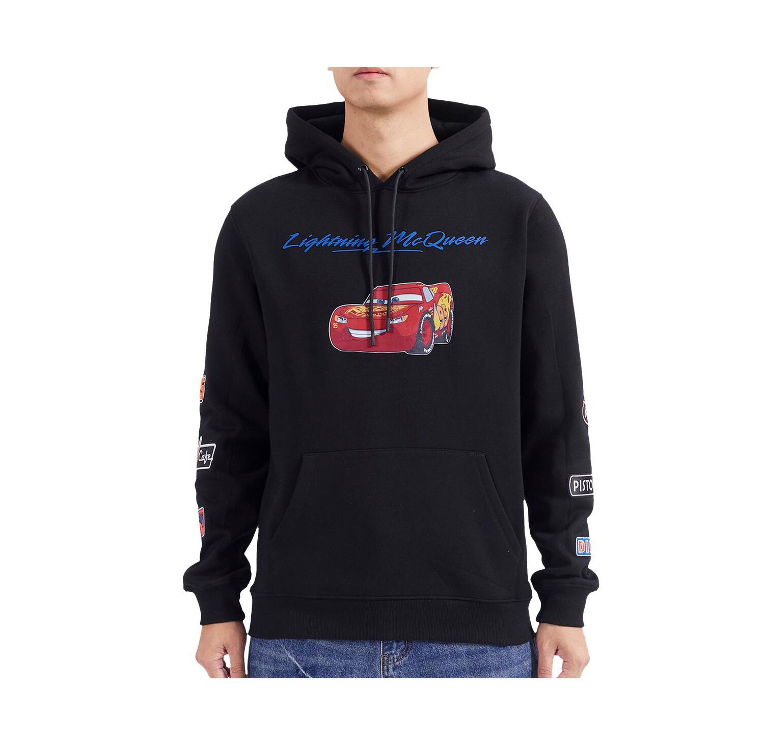 Men's Black Cars Radiator Pullover Hoodie