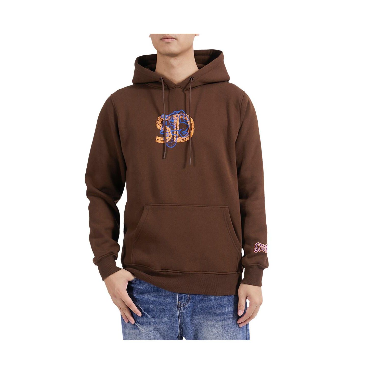 Мужское худи Freeze Max Brown Scooby-Doo Football Training Camp Pullover — фото 5