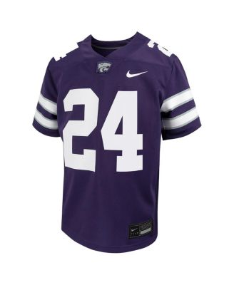 Big Boys and Girls 24 Purple Kansas State Wildcats Untouchable Football Jersey