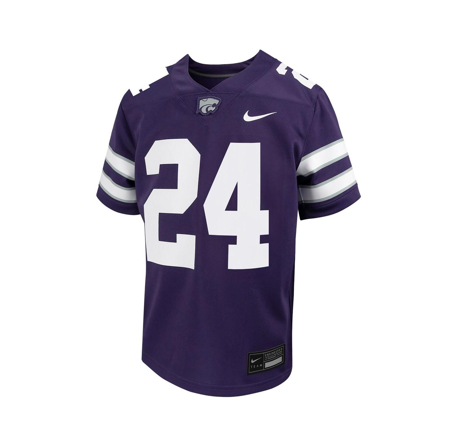 Big Boys and Girls 24 Purple Kansas State Wildcats Untouchable Football Jersey