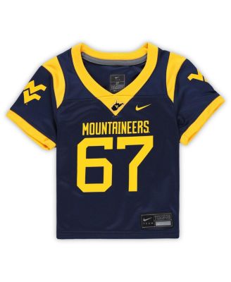 Toddler 67 Navy West Virginia Mountaineers Untouchable Replica Football Jersey