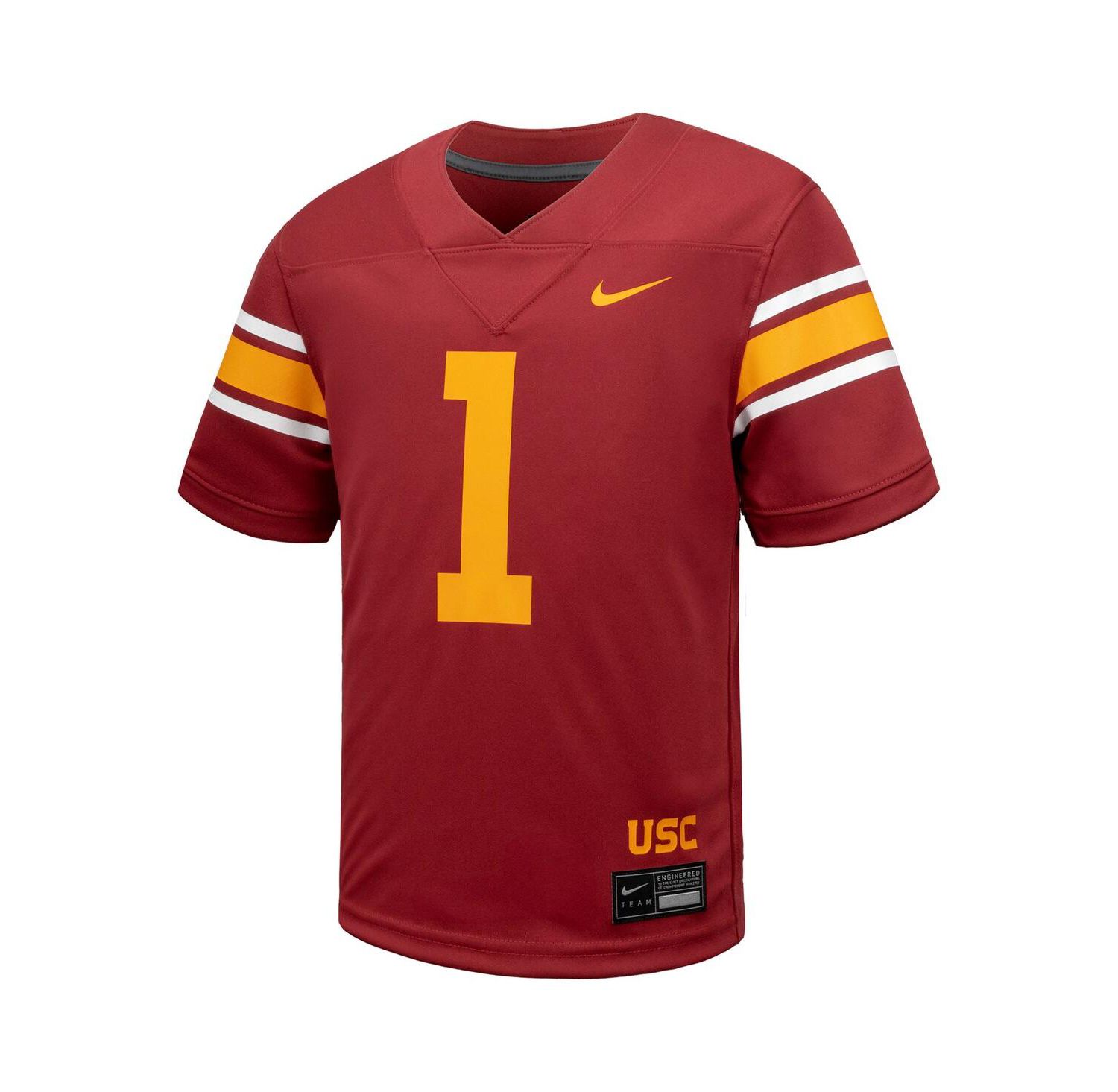 Big Boys and Girls 1 Cardinal USC Trojans Alternate Untouchable Football Jersey