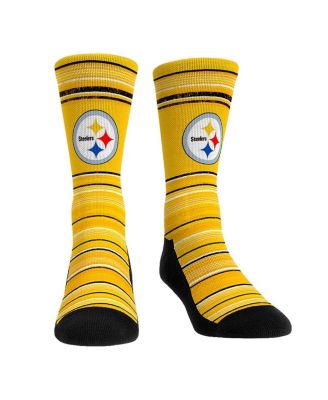 Men's Pittsburgh Steelers Primary Crew Socks Boxer Briefs Combo Pack
