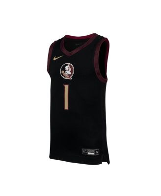 Big Boys and Girls 1 Black Florida State Seminoles Replica Basketball Jersey