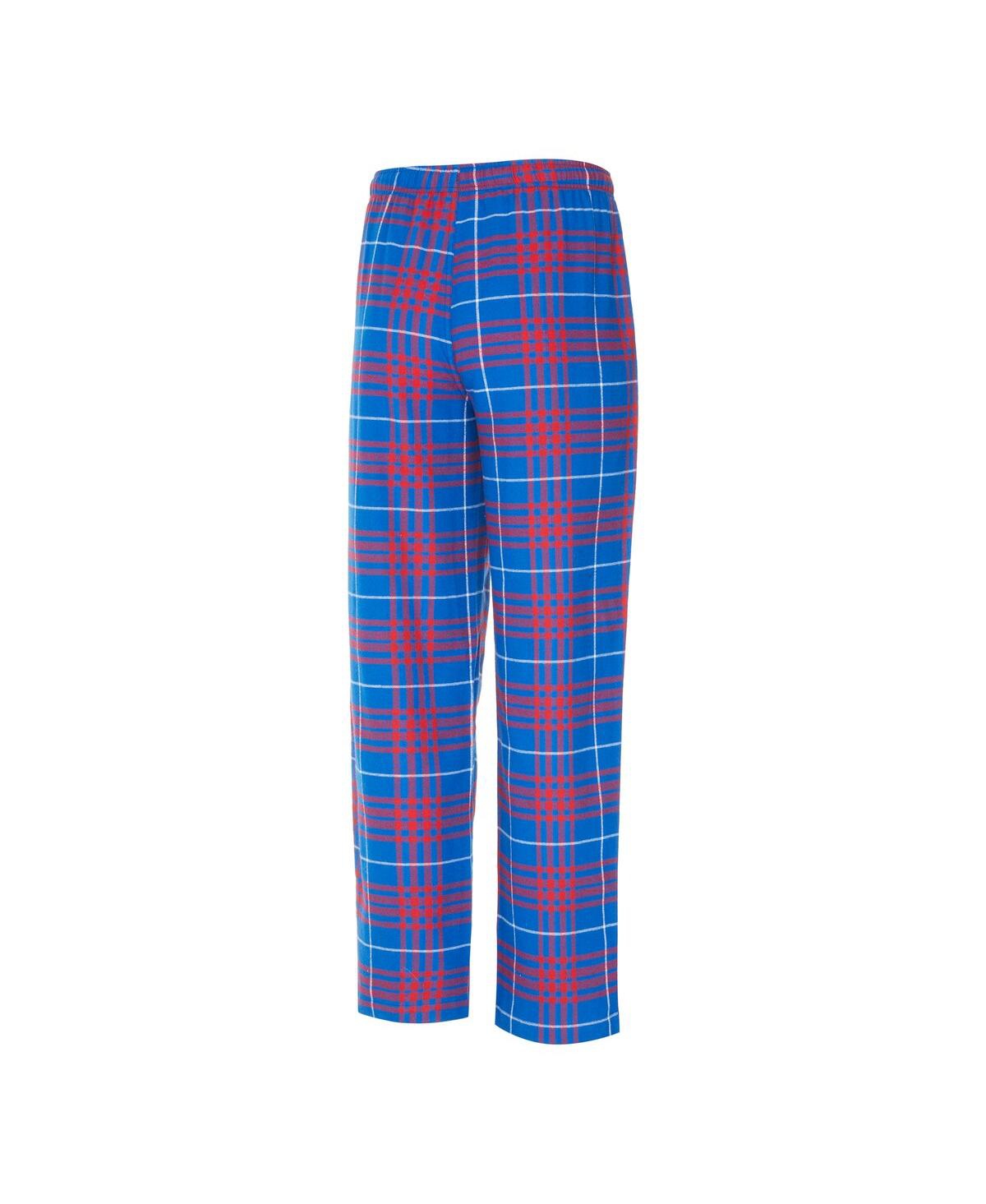Concepts Sport Men's New York Rangers Vector T-shirt Pants Sleep Set In Blue,red