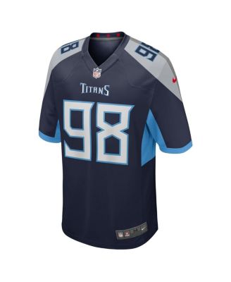 Big Boys and Girls Jeffery Simmons Navy Tennessee Titans Team Game Jersey