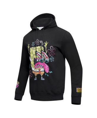 Men's Black SpongeBob SquarePants Messy and Gross Bob Pullover Hoodie