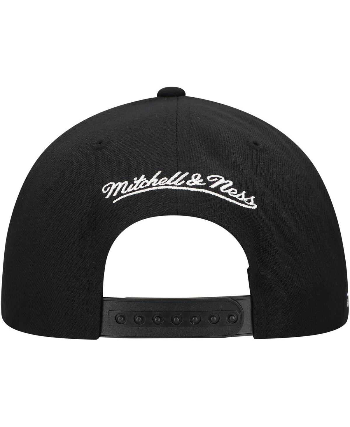 Mitchell & Ness Men's Black Vegas Golden Knights Team Snapback Hat In Black