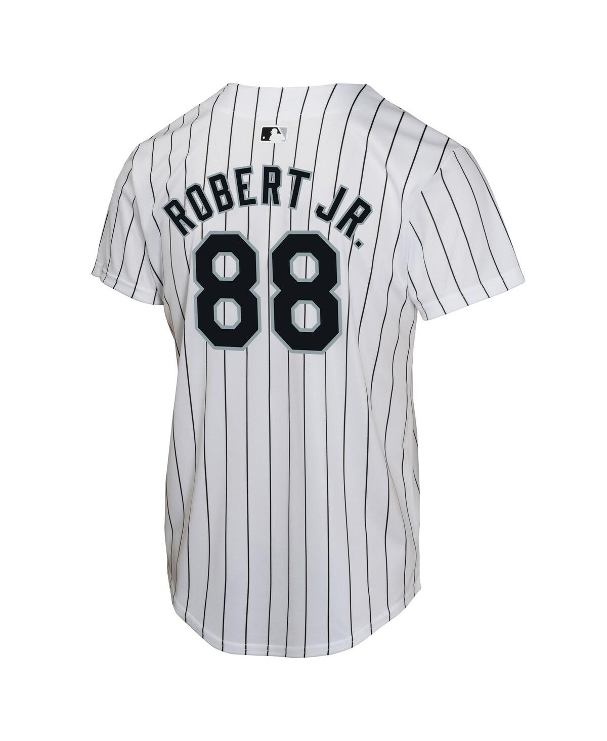 Nike Big Boys and Girls Luis Robert Jr. White Chicago Sox Home Player Game Jersey