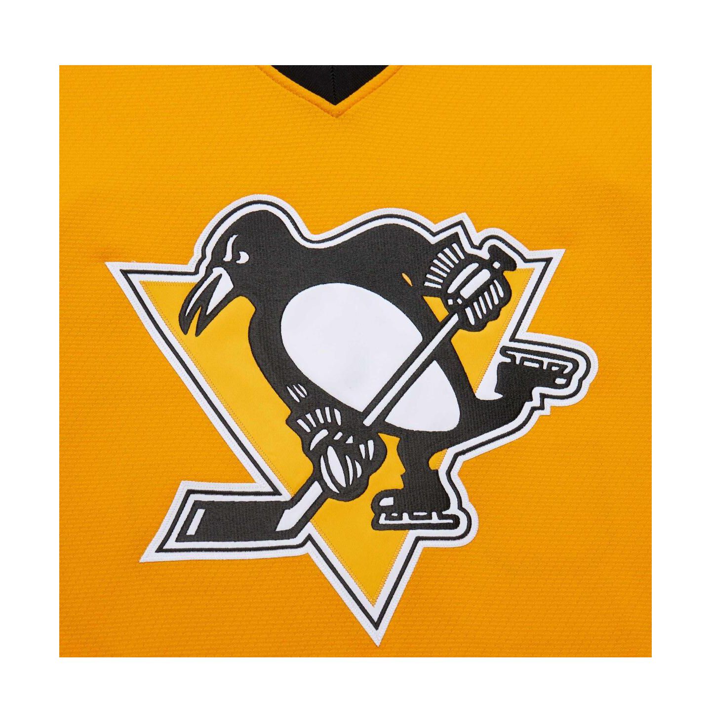 Мужской топ Mitchell & Ness Mario Lemieux Gold Pittsburgh Penguins 1984-85 Power Play Jersey — фото 2