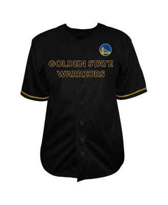 Profile Mens Stephen Curry Black Golden State Warriors Big Tall Name Number Button-Up Jersey 15290₽