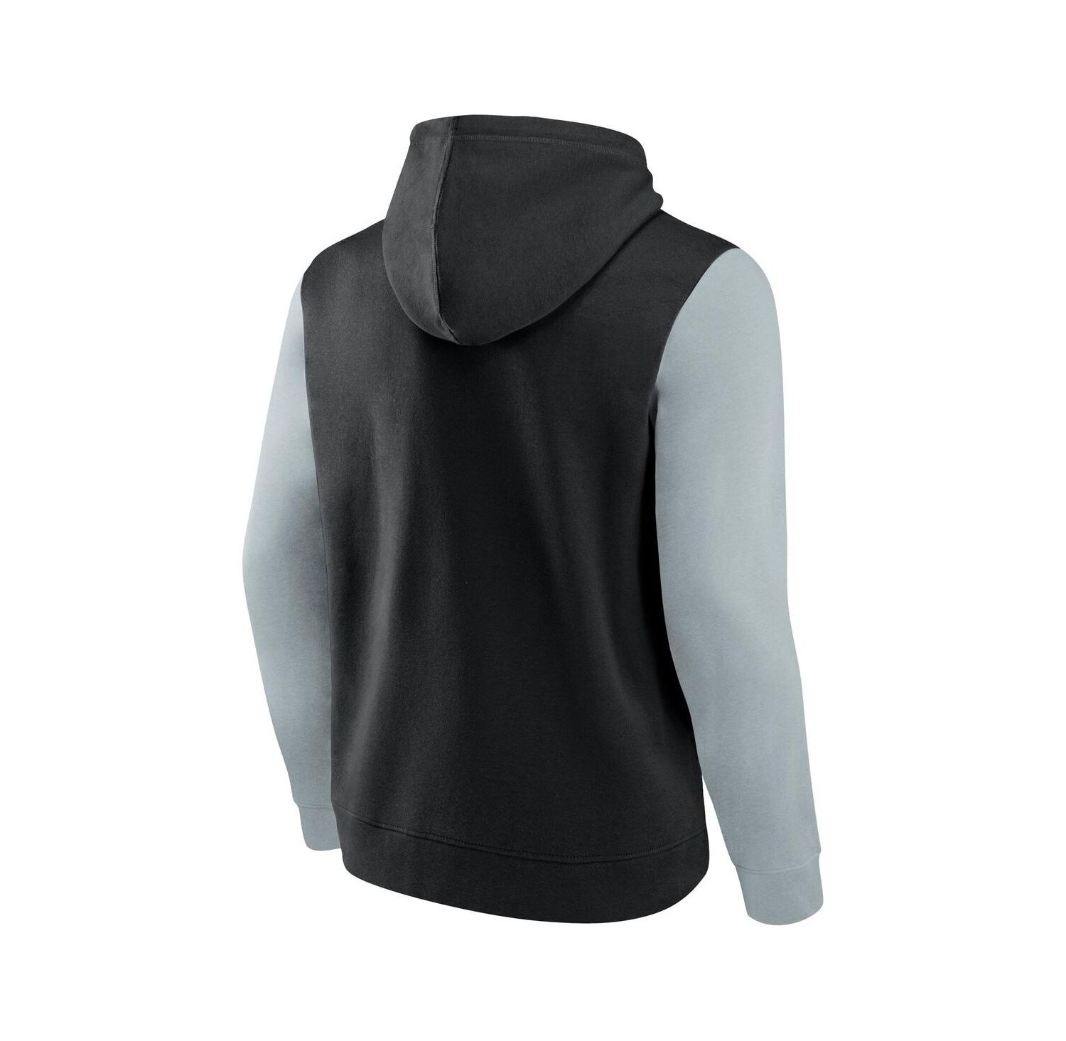 Men's Black/Gray Las Vegas Raiders Big & Tall Outline Pullover Hoodie