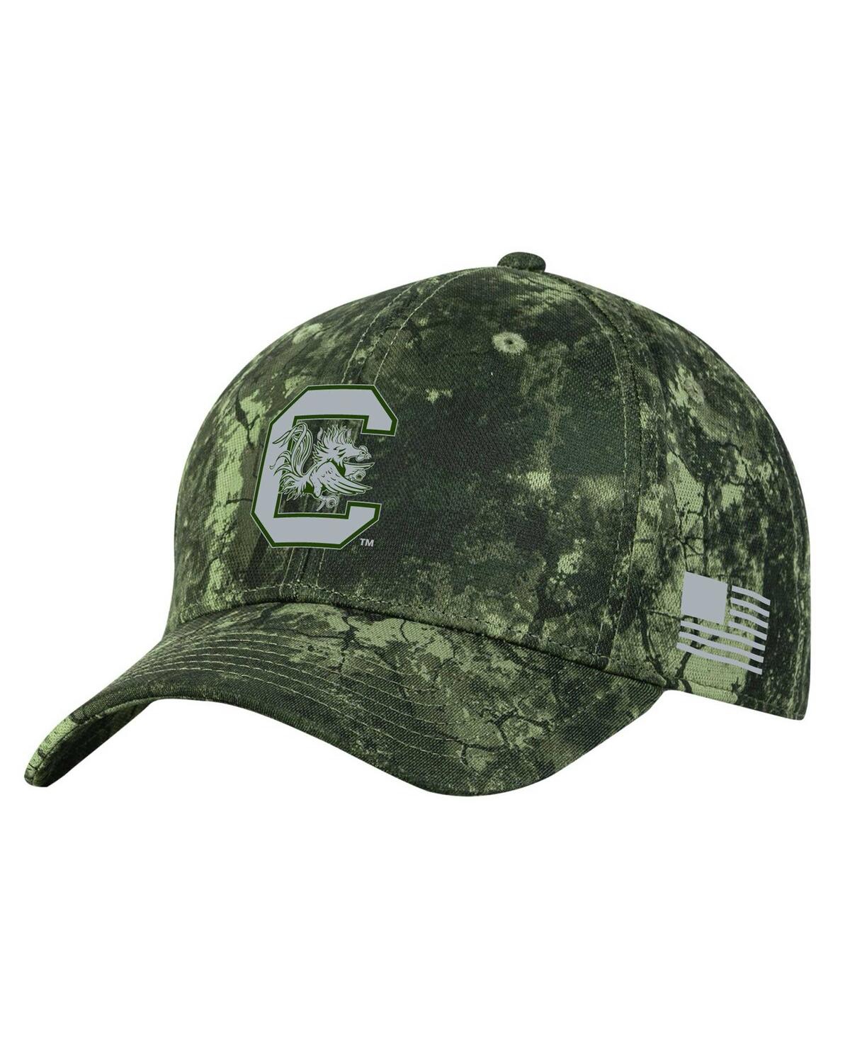 Under Armour Men's Camo South Carolina Gamecocks Freedom Collection Blitzing Performance Adjustable Hat In Camo