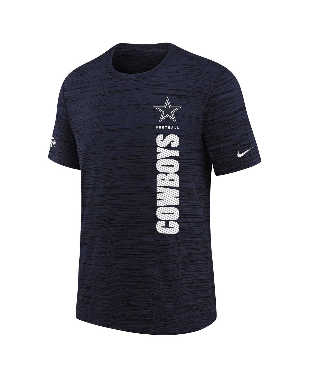Nike Big Boys And Girls Navy Dallas Cowboys Sideline Velocity Performance T-shirt In Navy