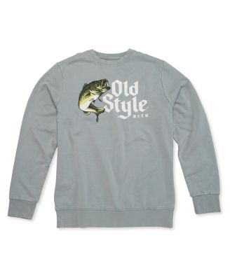 American Needle Mens Gray Old Style Sunday Fleece Pullover Sweatshirt 13390₽