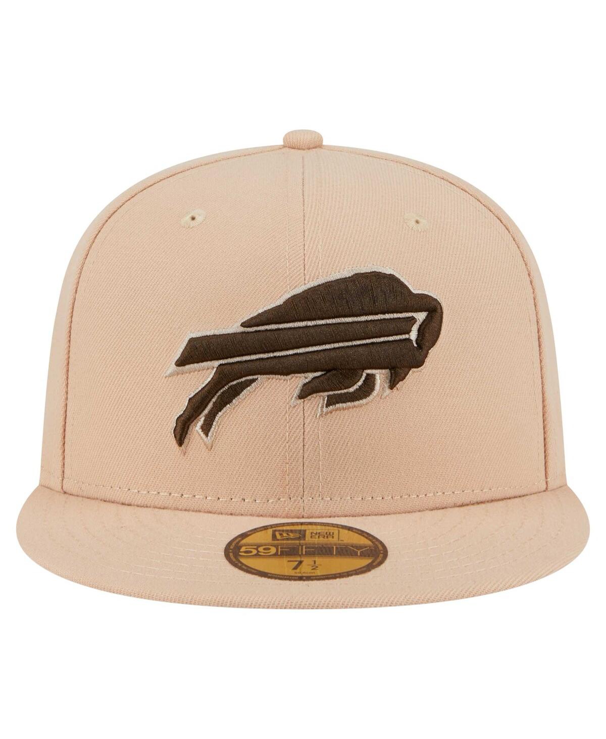 New Era Men's Tan Buffalo Bills Candied Pecan 59FIFTY Fitted Hat