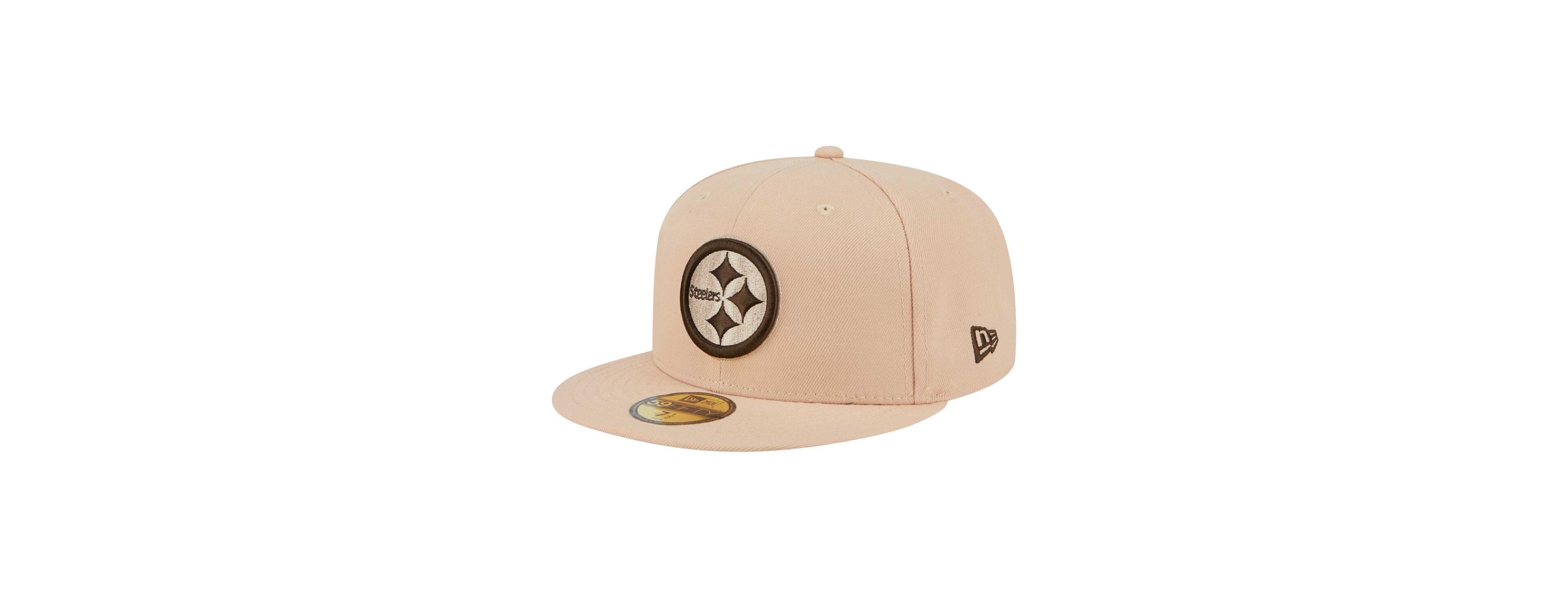 New Era Men's Tan Pittsburgh Steelers Candied Pecan 59FIFTY Fitted Hat