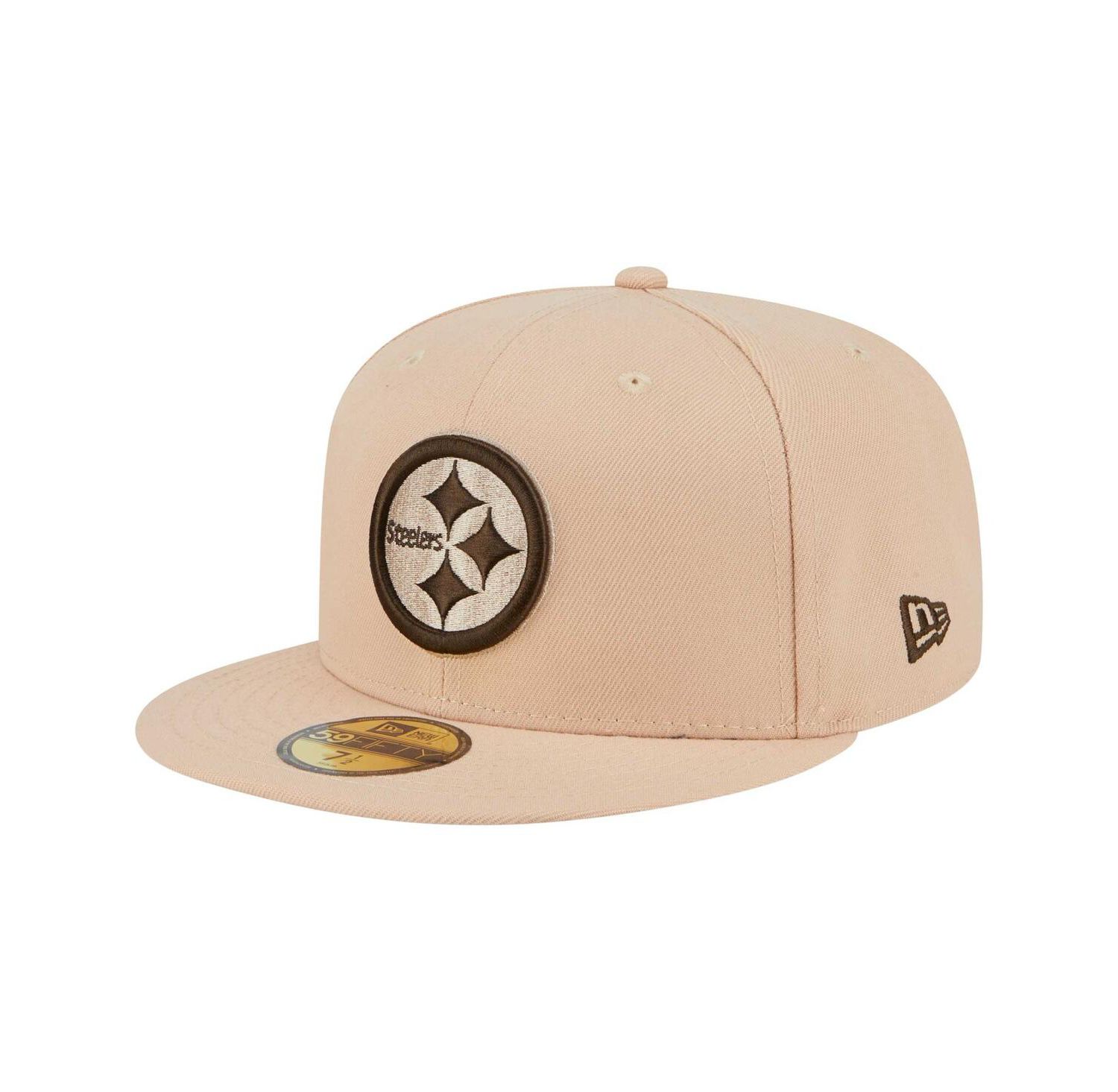 Men's Tan Pittsburgh Steelers Candied Pecan 59FIFTY Fitted Hat