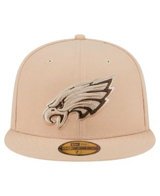 Men's Tan Philadelphia Eagles Candied Pecan 59FIFTY Fitted Hat