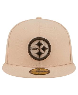 Men's Tan Pittsburgh Steelers Candied Pecan 59FIFTY Fitted Hat