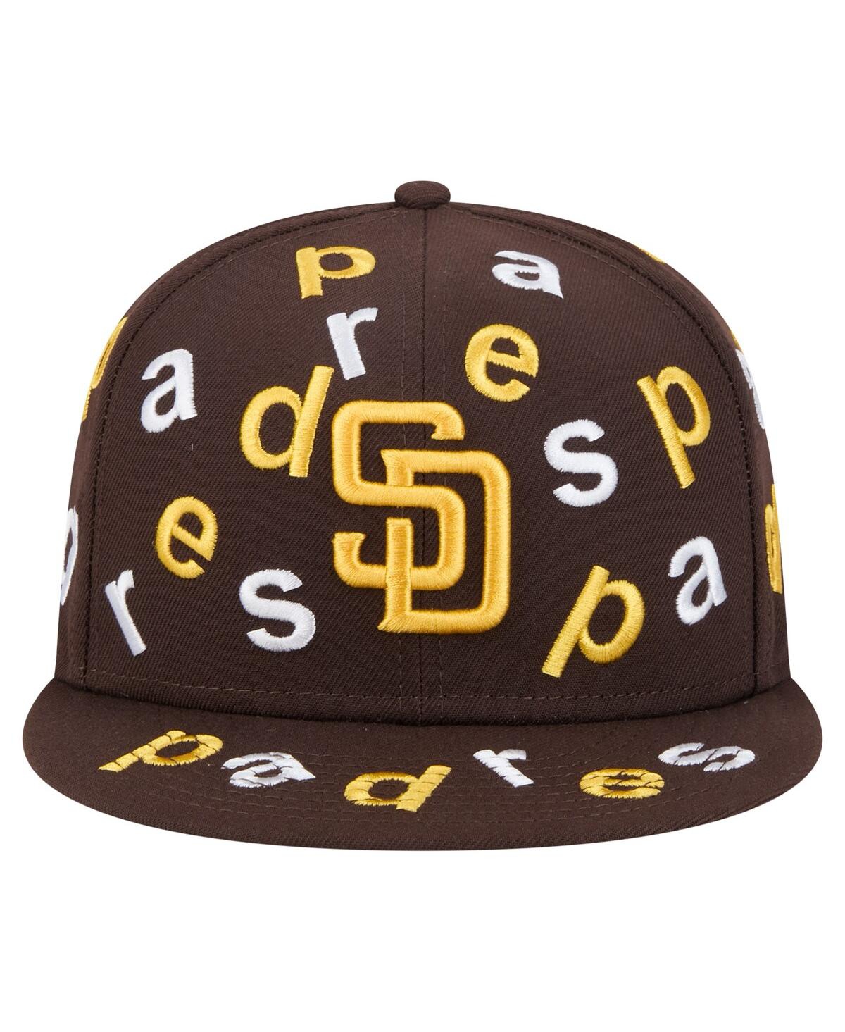 New Era Men's Brown San Diego Padres Team Confetti 59FIFTY Fitted Hat