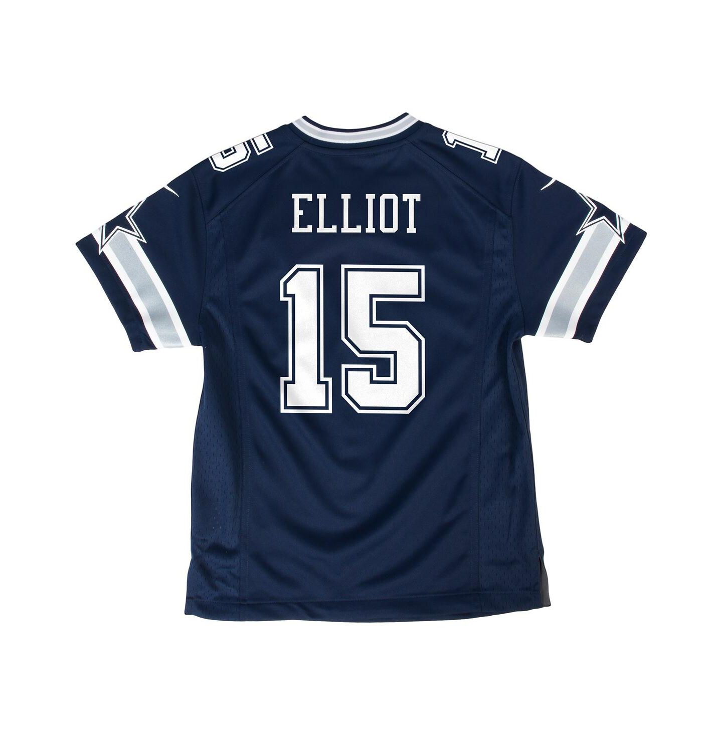 Детское джерси Nike Ezekiel Elliott Dallas Cowboys Game, цвет тёмно-синий — фото 2
