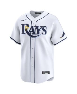 Big Boys and Girls Junior Caminero White Tampa Bay Rays Home Limited Player Jersey