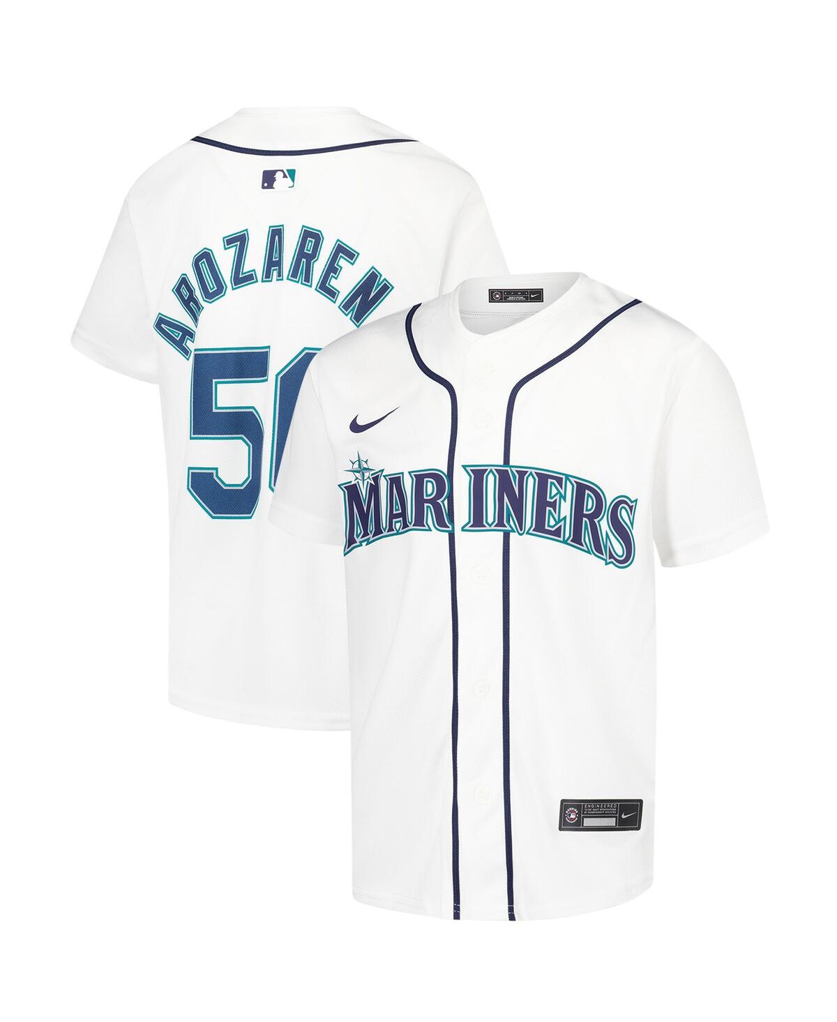 Nike Big Boys and Girls Randy Arozarena White Seattle Mariners Home Player Game Jersey - White