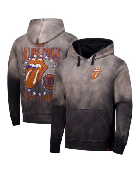 Худи Sportiqe Gray Rolling Stones x New York Knicks Collab Pullover